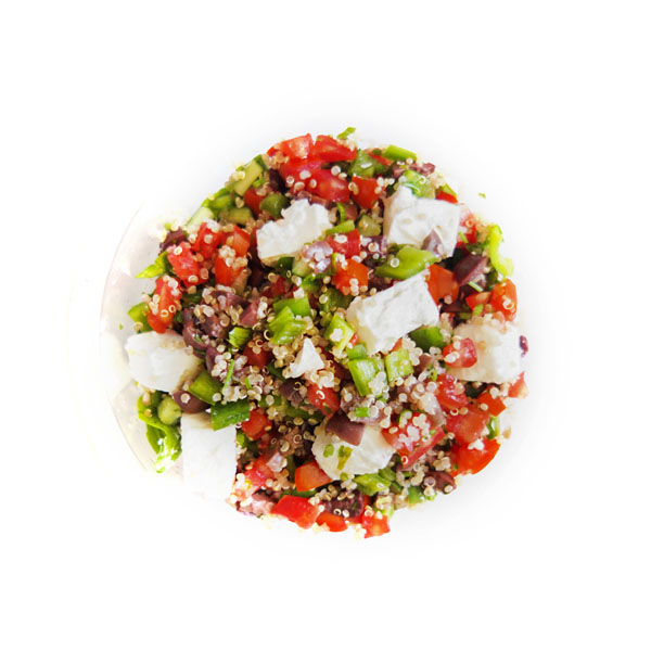 Quinoa Greek Salad with Feta Cheese